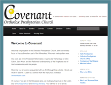 Tablet Screenshot of covenant-opc.org